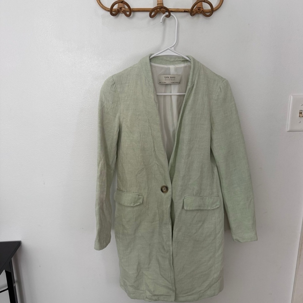 Zara linen blazer XS